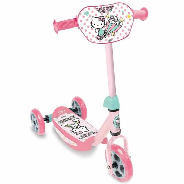 Παιδικό σκούτερ με τρεις τροχούς, HELLO KITTY