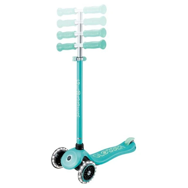 Παιδικό πατίνι με φωτιζόμενους τροχούς PRIMO PLUS GLOW LIGHTS, χρώμα μέντας