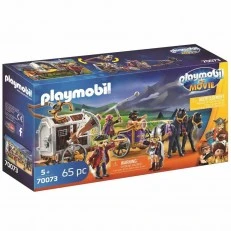 Παιδικό σετ κατασκευής Playmobil, ο Τσάρλι με το βαγόνι της φυλακής