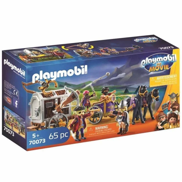 Παιδικό σετ κατασκευής Playmobil, ο Τσάρλι με το βαγόνι της φυλακής