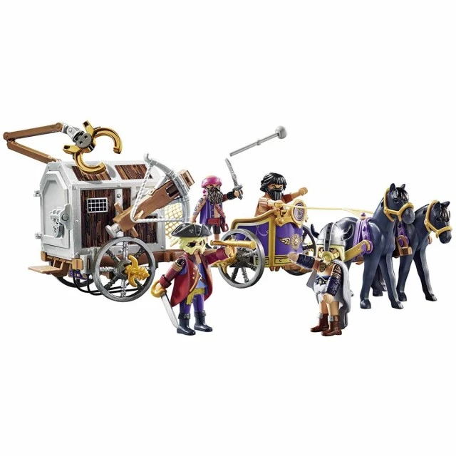 Παιδικό σετ κατασκευής Playmobil, ο Τσάρλι με το βαγόνι της φυλακής