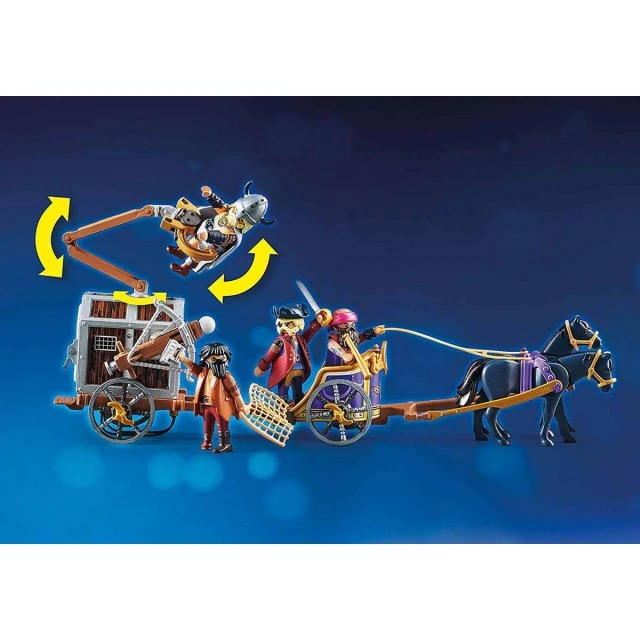 Παιδικό σετ κατασκευής Playmobil, ο Τσάρλι με το βαγόνι της φυλακής