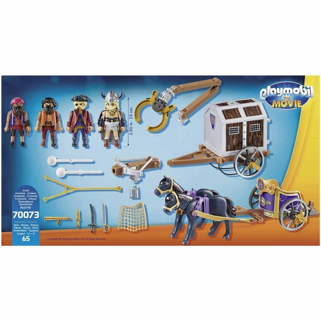 Παιδικό σετ κατασκευής Playmobil, ο Τσάρλι με το βαγόνι της φυλακής