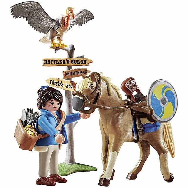 Παιδικό σετ κατασκευών Playmobil, Marla με άλογο