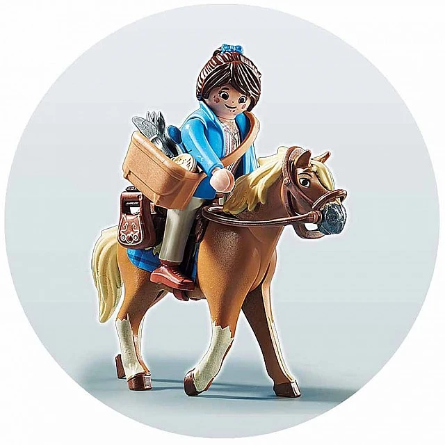 Παιδικό σετ κατασκευών Playmobil, Marla με άλογο