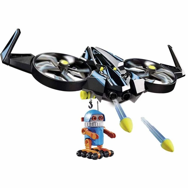 Παιδικό σετ κατασκευών Playmobil, Robotitron με drone