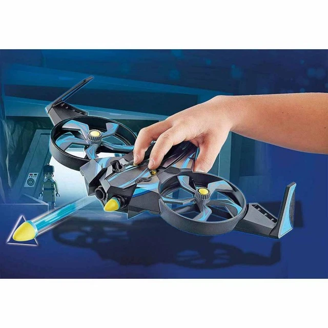 Παιδικό σετ κατασκευών Playmobil, Robotitron με drone