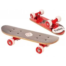 Παιδικό μίνι skateboard, FUNBEE - κόκκινο