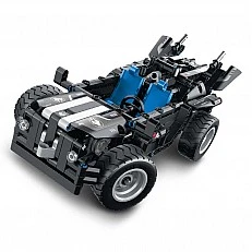 Παιδικό σετ πλαστικών κατασκευών 2 σε 1 Στρατιωτικό τζιπ SWAT - 391 ανταλλακτικά