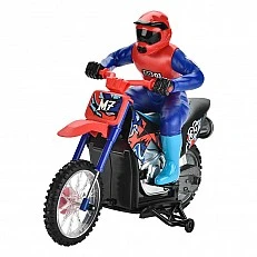 Παιδική τηλεκατευθυνόμενη μοτοσικλέτα 1:10 με καπνό και τηλεχειριστήριο