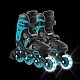Παιδικά πατίνια με φωτιζόμενους τροχούς GLOBBER 2 σε 1, μέγεθος 34-37 - μπλε