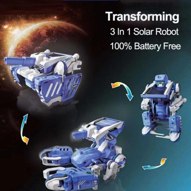 Παιδικό ηλιακό ρομπότ - κατασκευαστής 3 σε 1