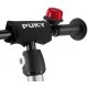 PUKY LR M PLUS - ασημί και κόκκινο - Παιδικό ποδήλατο χωρίς πετάλια με σκαλοπάτι και κουδούνι