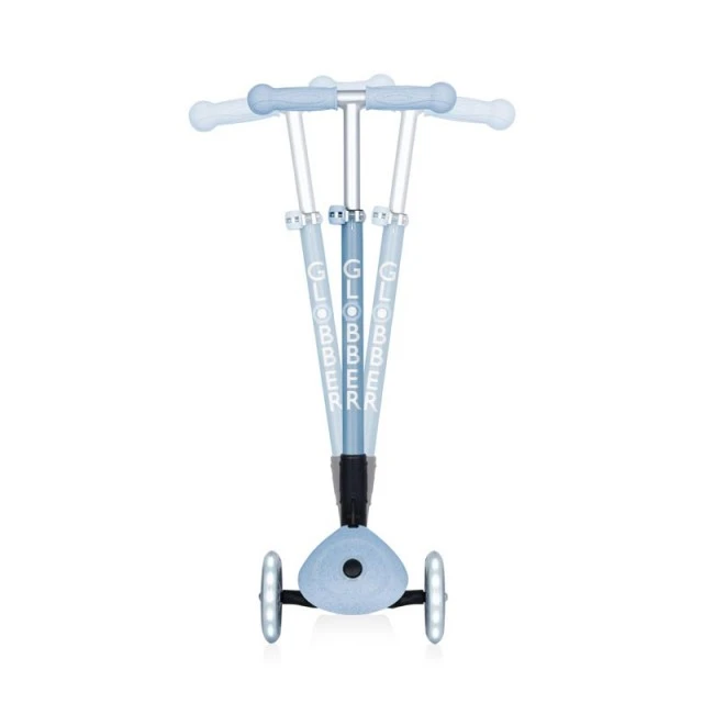 Οικολογικό πατίνι για παιδιά PRIMO FOLDABLE LIGHTS ECO – χρώμα μύρτιλο