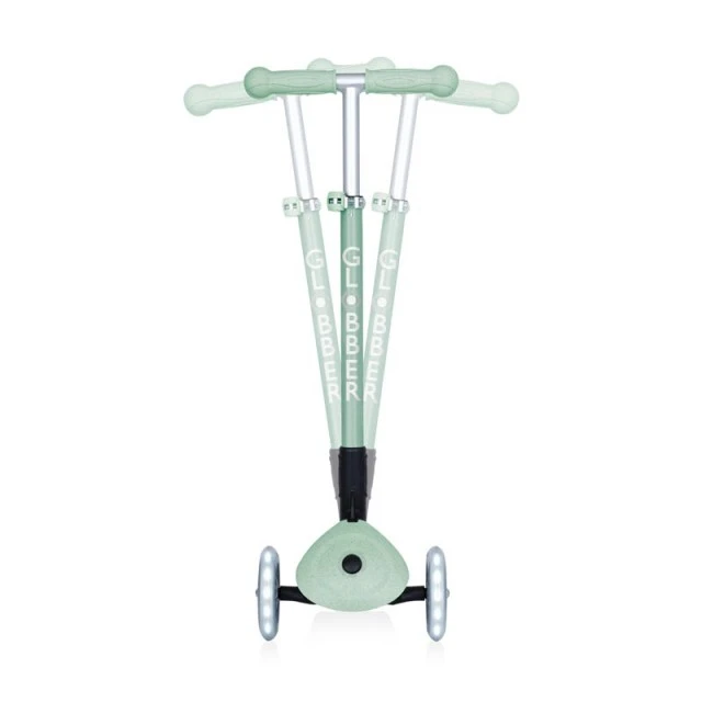 Οικολογικό πατίνι για παιδιά PRIMO FOLDABLE LIGHTS ECO – χρώμα φυστίκι