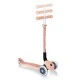 Eco scooter για παιδιά PRIMO FOLDABLE LIGHTS ECO - ροδακινί χρώμα