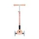 Eco scooter για παιδιά PRIMO FOLDABLE LIGHTS ECO - ροδακινί χρώμα