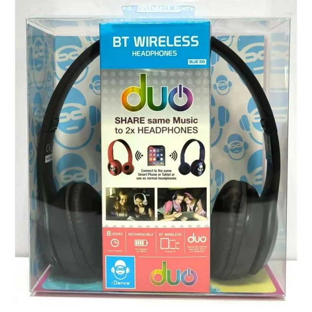 Παιδικά ακουστικά Bluetooth, μαύρα