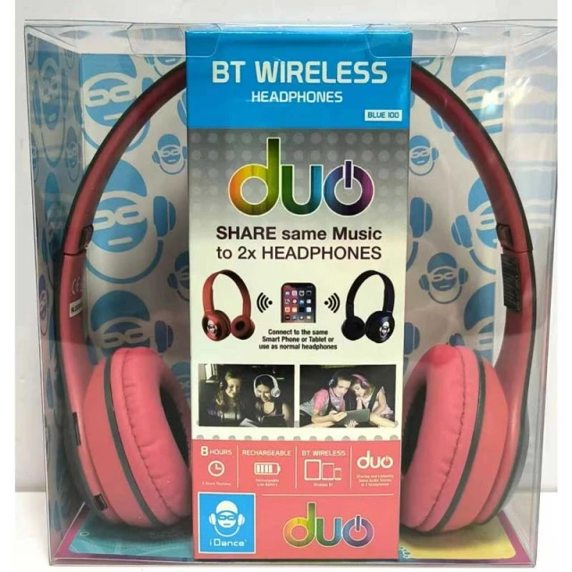 Παιδικά ακουστικά Bluetooth, κόκκινα