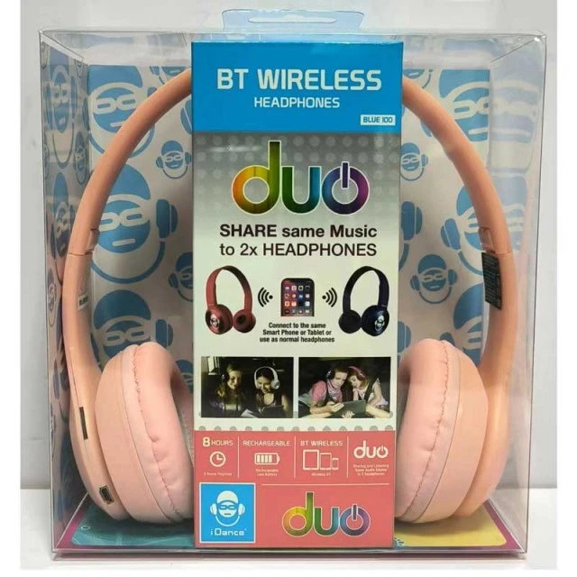 Παιδικά ακουστικά Bluetooth, ροζ