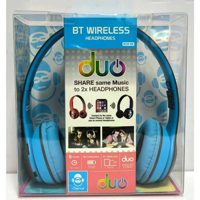 Παιδικά ακουστικά Bluetooth, μπλε