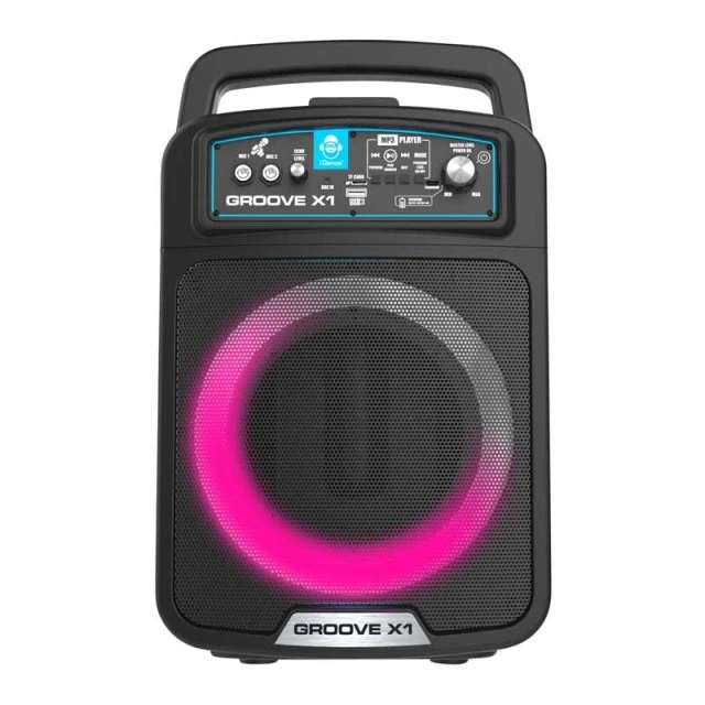 Φορητό ηχείο με φώτα LED και μικρόφωνο, Groove-X1