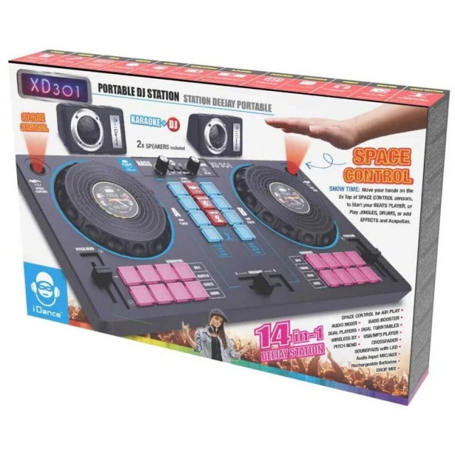Παιδική κονσόλα DJ 14 σε 1, μαύρη