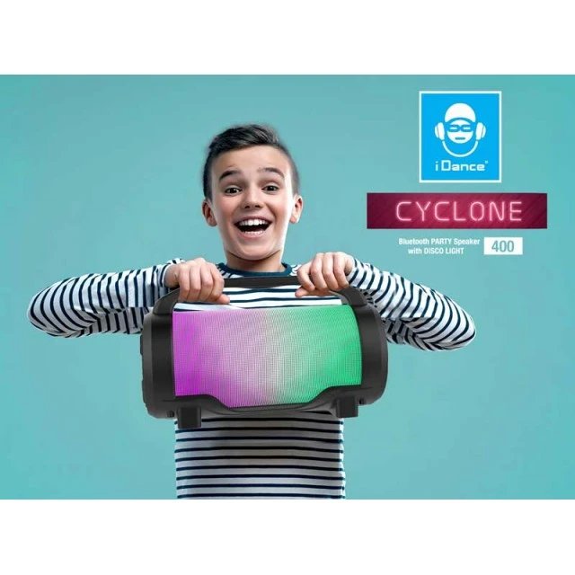 Ηχείο Bluetooth καραόκε με μικρόφωνο, μαύρο