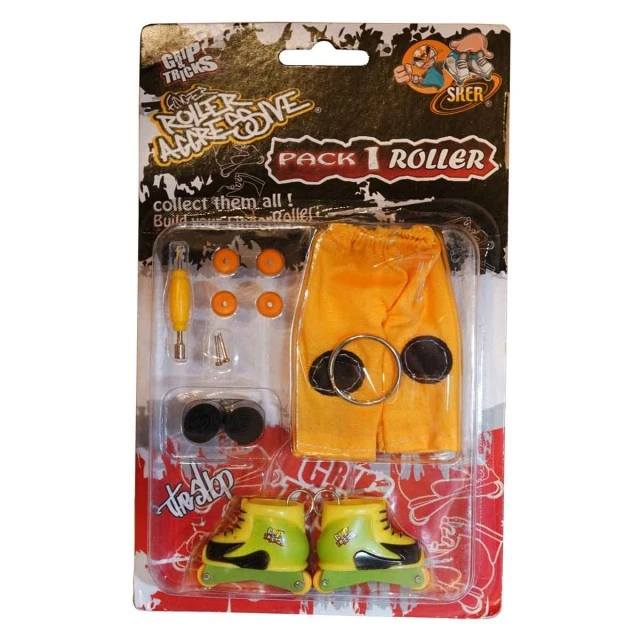 Παιχνίδι με τα δάχτυλα Rollerballs, κίτρινο/πράσινο