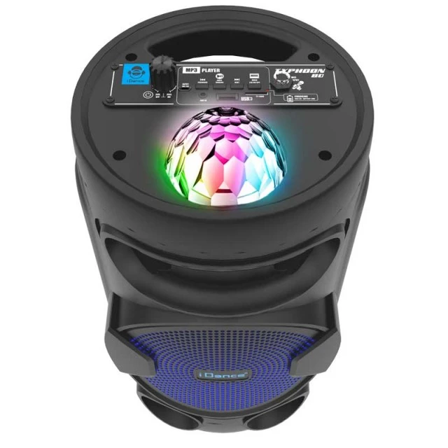 Ηχείο Bluetooth με φώτα πάρτι, Typhoon 80