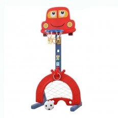 Διαδραστικό στεφάνι μπάσκετ 6 σε 1, κόκκινο χρώμα