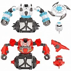 Διαδραστικό σετ δύο περιστρεφόμενων ρομπότ μάχης Crazon, RC