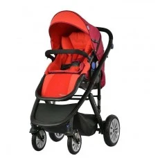 Καρότσι Zooper Flamenco Flaming Plaid 2 σε 1, κόκκινο