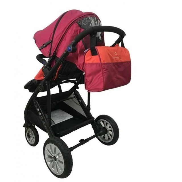 Καρότσι Zooper Flamenco Flaming Plaid 2 σε 1, κόκκινο