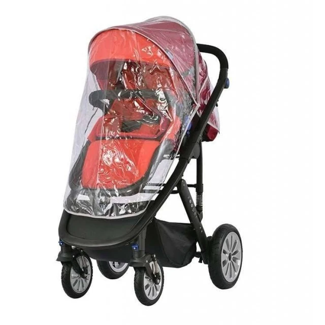 Καρότσι Zooper Flamenco Flaming Plaid 2 σε 1, κόκκινο