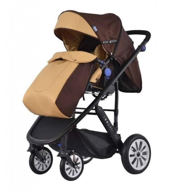 Καρότσι Zooper Flamenco Khaki Plaid 2 σε 1, καφέ