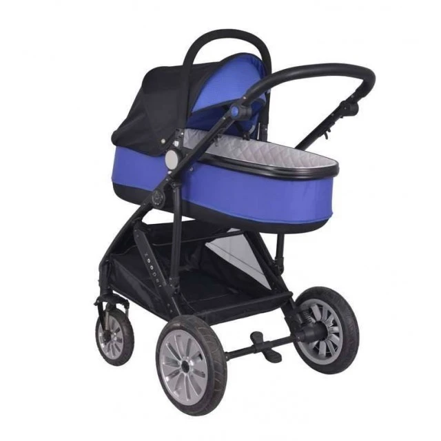 Καρότσι Zooper Flamenco Royal Blue Plaid 2 σε 1, μπλε ρουά