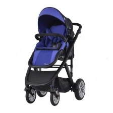 Καρότσι Zooper Flamenco Royal Blue Plaid 2 σε 1, μπλε ρουά