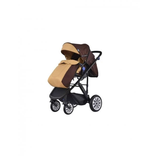 Καρότσι Zooper Flamenco Khaki Plaid 3 σε 1 με 2 συρτάρια