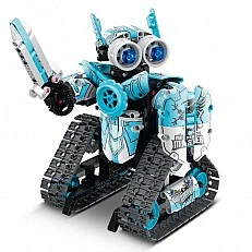 Προγραμματιζόμενο ρομπότ-κασκαντέρ Constructor με τηλεχειριστήριο, μπλε - 398 μέρη