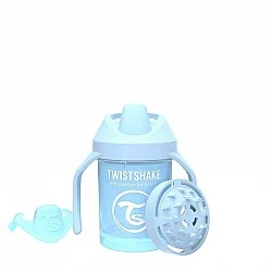 Μίνι φλιτζάνι Twistshake με σέικερ 230 ml 4+ μηνών μπλε