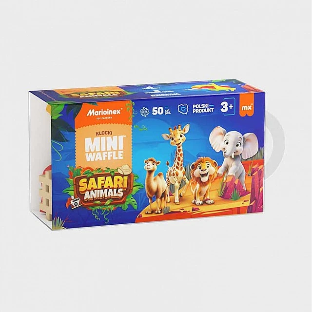 Μίνι Κατασκευαστής Βάφλας Marioinex Safari Animals, 50 τεμάχια