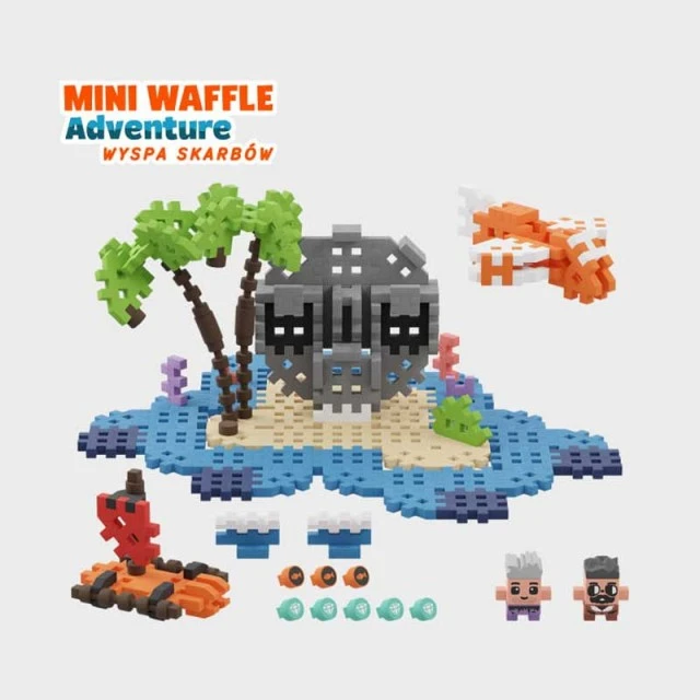 Μίνι κατασκευή βάφλας Marioinex Treasure Island Adventure, 148 τεμάχια