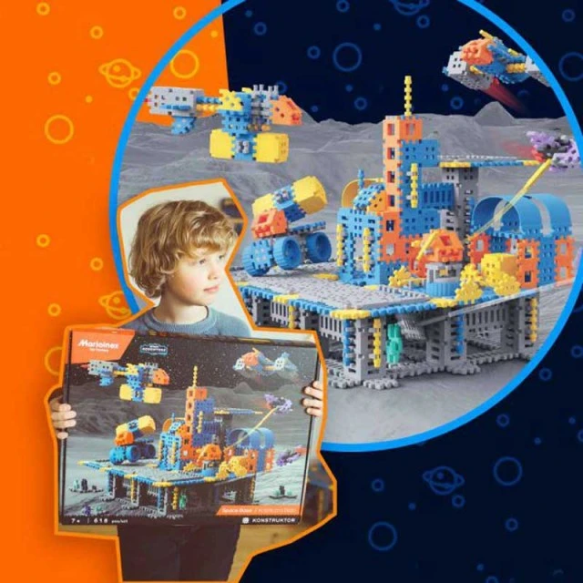 618 Piece Mini Wafer Builder - Lunar Space Base