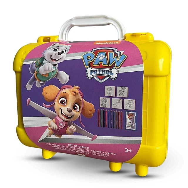Δημιουργική βαλίτσα "Paw Patrol" Skye με αξεσουάρ χρωματισμού και 5 σφραγίδες