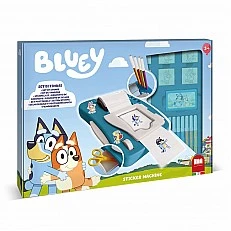 Κιτ δημιουργίας αυτοκόλλητων Bluey με 12 μαρκαδόρους, 50 αυτοκόλλητα, 7 σφραγίδες και ένα βιβλίο ζωγραφικής