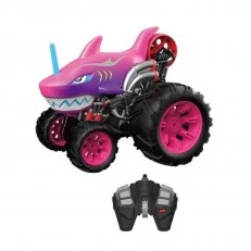 Τζιπ εκτός δρόμου με τηλεχειριστήριο και περιστροφή 360° - ροζ