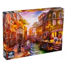 Παζλ Black Sea 1000 κομμάτια - Βραδινή βόλτα με γόνδολα Dominic Davison