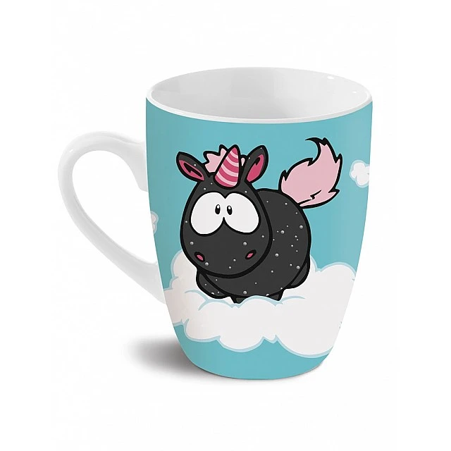 Πορσελάνινο κύπελλο Theodor the Unicorn, μπλε