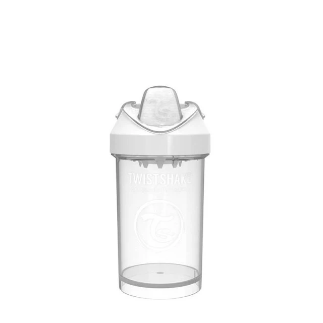 Κούπα μετάβασης Twistshake 300 ml 8+ μηνών λευκή